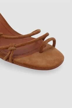 Alohas Goldie Sandal - Camel -Vibe Wardrobe Shop S00284 80 5