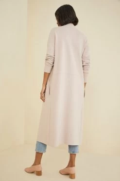 SOIA & KYO Exclusive Estella Coatigan 11 SOIA & KYO Exclusive Estella Coatigan -Vibe Wardrobe Shop SOIAKYO Estella Organic Cotton Coatigan Pearl RS 0920 web