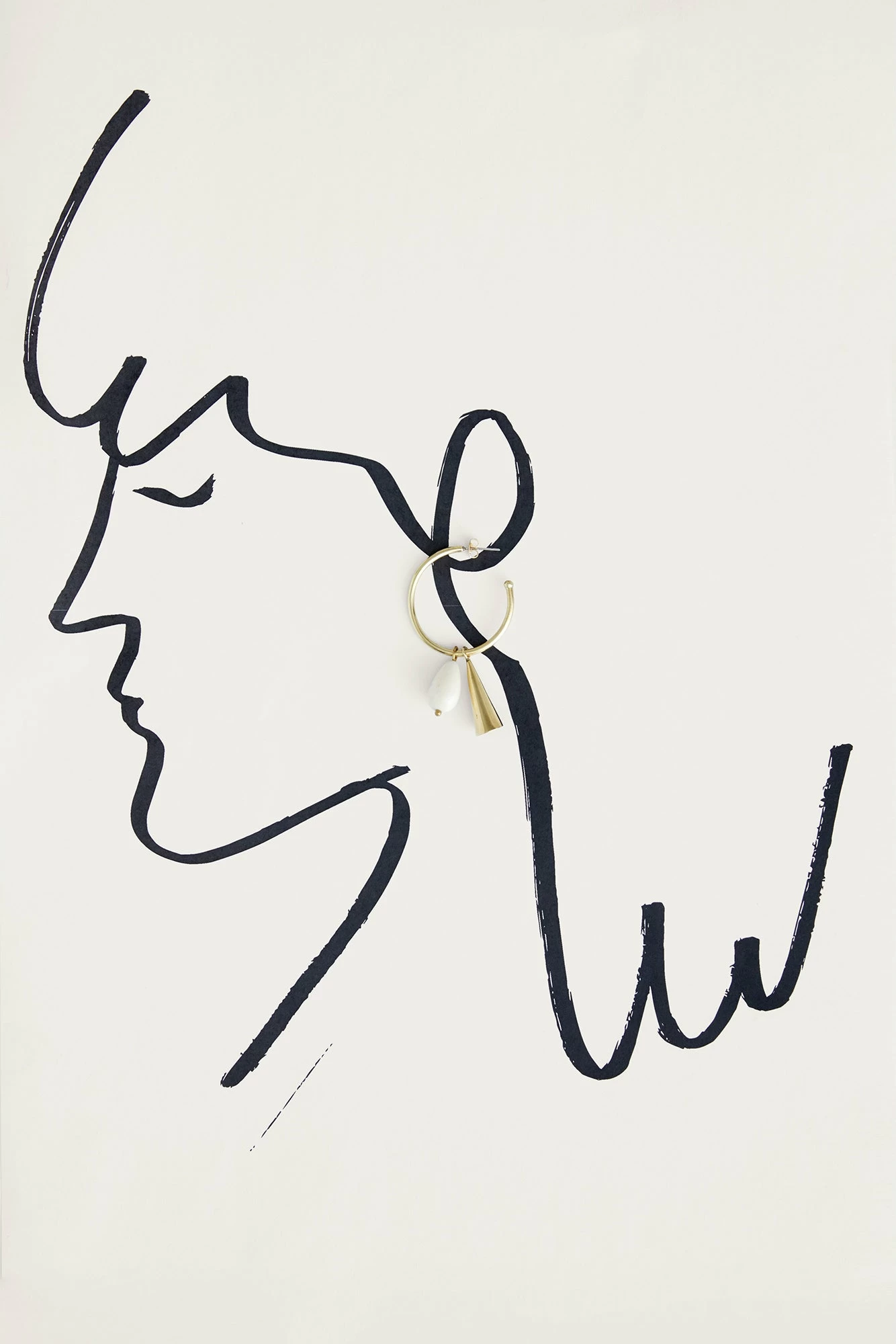 SOKO Malindi Charm Hoop Earrings 2 SOKO Malindi Charm Hoop Earrings - Image 2