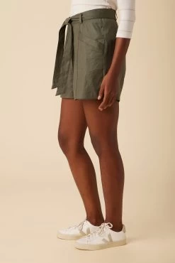 Milo Femme Fête Short - Calla Green -Vibe Wardrobe Shop TBD Milo Short Calla Green 2