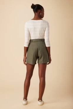 Milo Femme Fête Short - Calla Green -Vibe Wardrobe Shop TBD Milo Short Calla Green 3