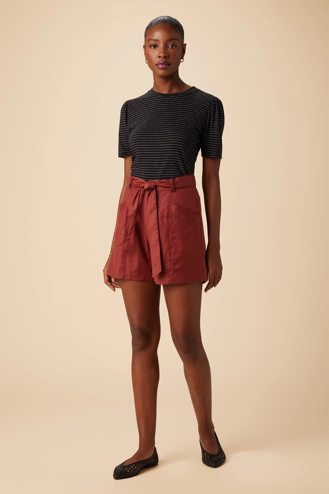 Milo Femme Fête Short - Rust 2 Milo Femme Fête Short - Rust - Image 2