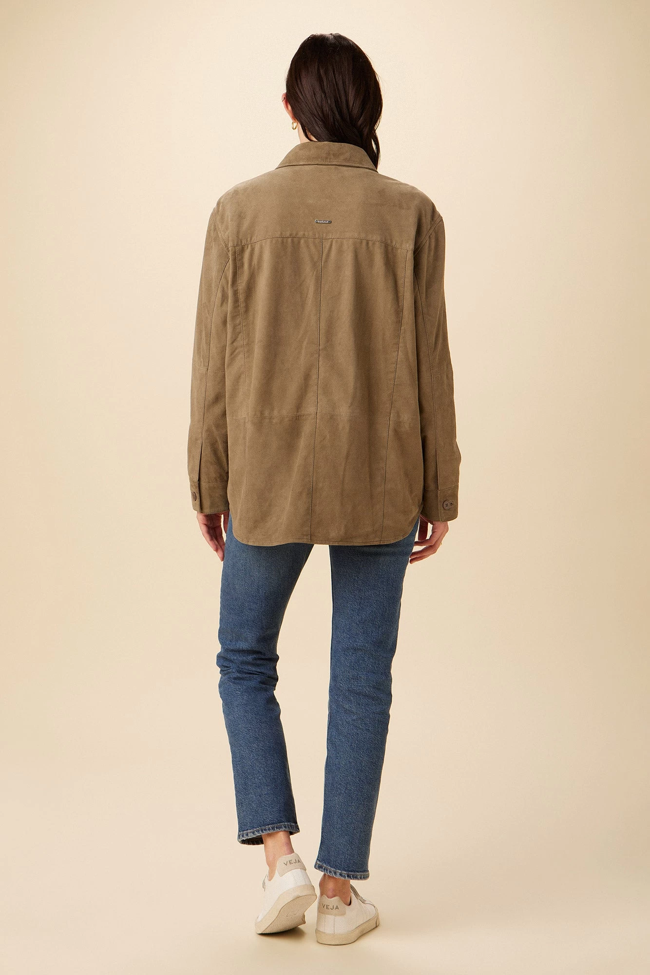 Deadwood Shoreline Suede Jacket - Army Green 3 Deadwood Shoreline Suede Jacket - Army Green - Image 3