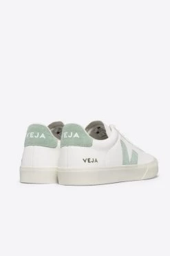 Veja Campo Sneaker - Extra White Matcha -Vibe Wardrobe Shop VEJAMATCHA3 1