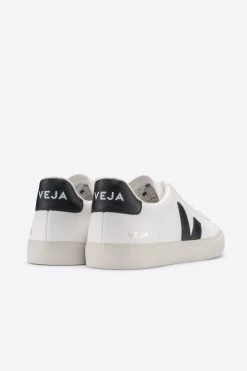 Veja Campo Sneaker - White And Black -Vibe Wardrobe Shop Veja Campo white black