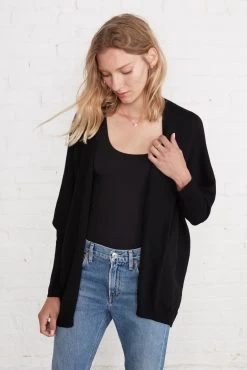 Alix 3/4 Sleeve Wool Cardigan - ReAmour