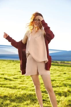 Gretta Cottonseed Cupro Tank - Rose -Vibe Wardrobe Shop coupe pro pj shorts 9345 RT 9d9d83c5 ed44 4695 bbfb 6b525f881dc1