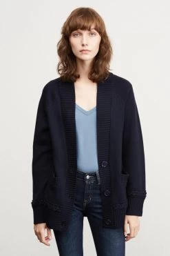 Marcelle Cardigan - Navy - ReAmour