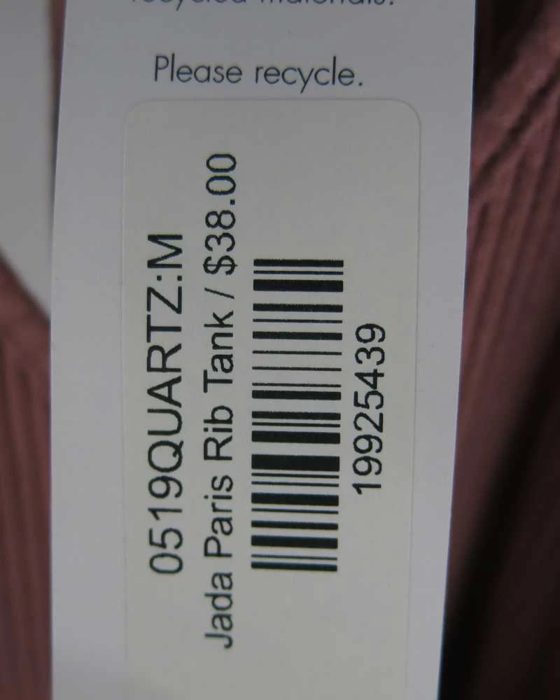 Jada Paris Rib Tank - Quartz - ReAmour 7 Jada Paris Rib Tank - Quartz - ReAmour - Image 7