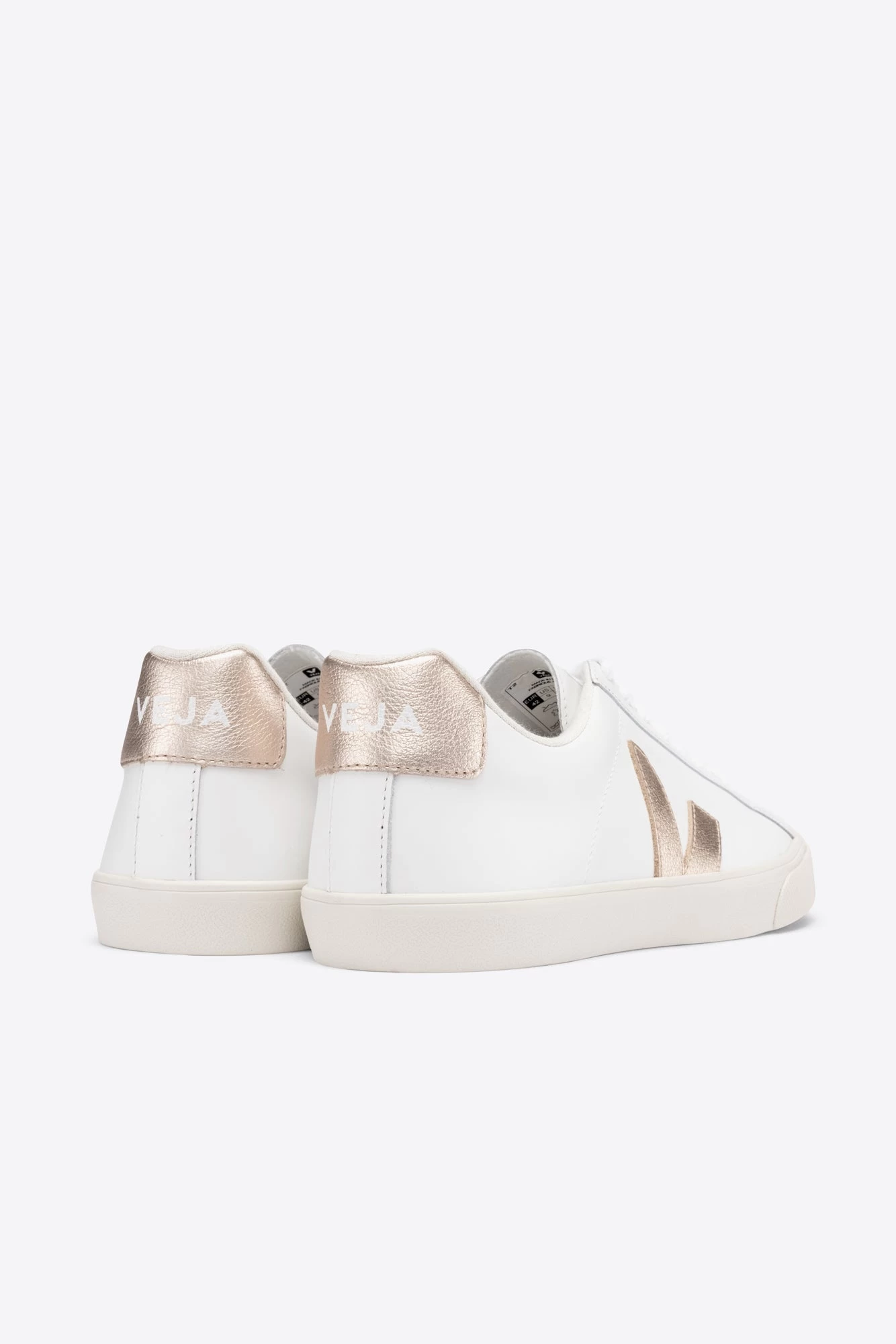 Veja Esplar Logo Sneaker - Extra White Platine 3 Veja Esplar Logo Sneaker - Extra White Platine - Image 3