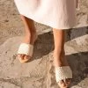 Nisolo Isla Woven Slide Sandal - Bone